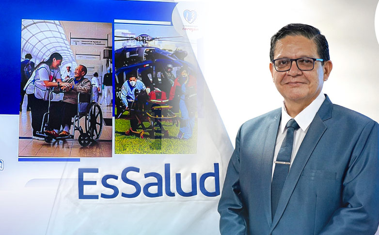 El presidente ejecutivo de la EsSalud, Segundo Acho Mego.